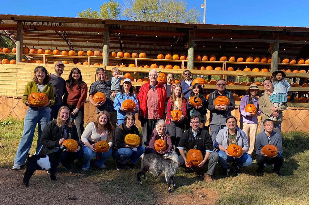 Hahn Lab at Spring Haven Goat Farm retreat 2024.